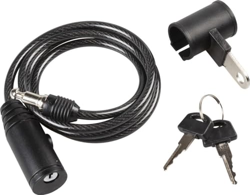 Antifurto Cavo A Spirale Per Bici 0,6X100Cm Aggancio Sottosella