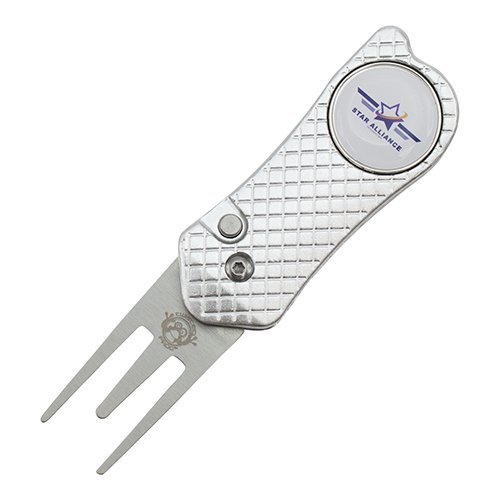 Twisted Frog Diva PRO Divot Repair Tool (Silver)