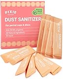 Pixie Cup Dust Menstrual Cup Sanitizer - Menstrual Disc Sanitizer + Period Cup Cleaner - Just add Water - Portable Travel Solution for Feminine Care