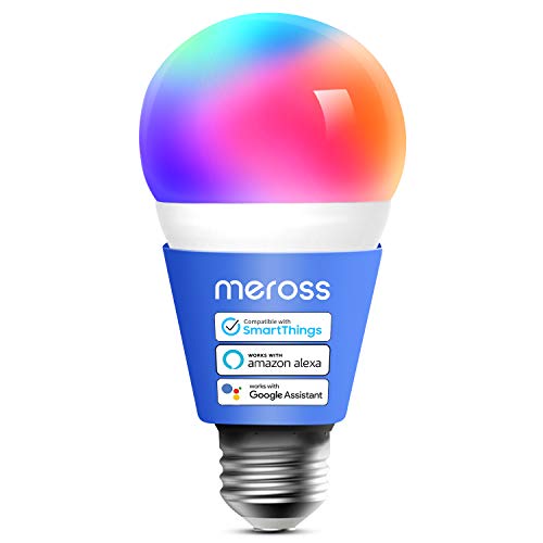 Smart Light Bulb, meross Smart WiFi LED Bulbs Works with Alexa, Google Home, Dimmable E26 Multi…