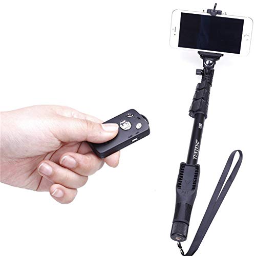 Bâton selfie extensible universel et perche portable noire