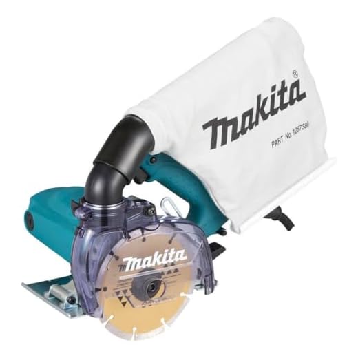Makita 4100KB 5" Dry Masonry Saw, with Dust Extraction