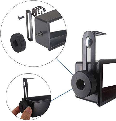 Wlood Golf Cart Mirror, Cart Side Mirror And 4 Panel Mirror Fits For Club Car Ezgo Yamaha Combo Pack #TOP5