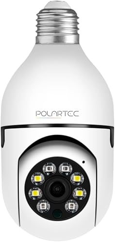 Polartec PCAM001 360 Home Security Camera, White