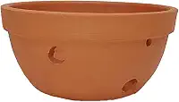 Vaso para Orquídeas Boa Nova Cerâmica Natural - M