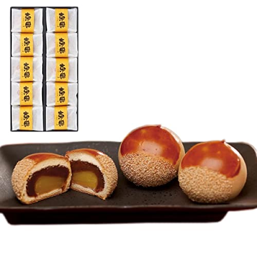 栗まんじゅう 10個入 栗饅頭 本格饅頭 栗果(りっか) 和菓子 栗 スイーツ