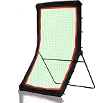 Kapler Lacrosse Rebounder,Adjustable Angle Bounce Back Lacrosse Net,4x7Ft Pitch Back Rebounder for K