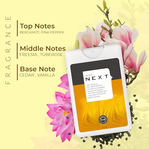 Image of Next Care Pocket Perfume Combo - Sports & Why Fragrance (20ml Each) | Long Lasting Perfume Body Spray for Men & Women | Travel Friendly Pocket Deo | Pack of 4 (2 Sports + 2 Why)