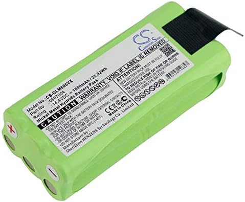 0607004 Battery for Dirt Devil Libero M606, Libero M606-1, Libero M606-2, Libero M606-3, Libero M606-4, 1800mAh - Sold by smavco