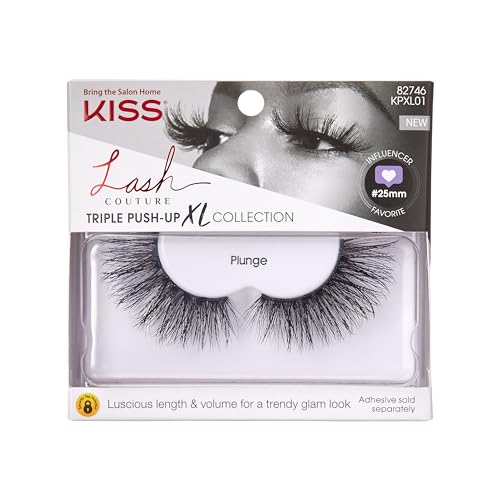 Save 73% on KISS False Eyelashes - Triple Push Up XL Collection