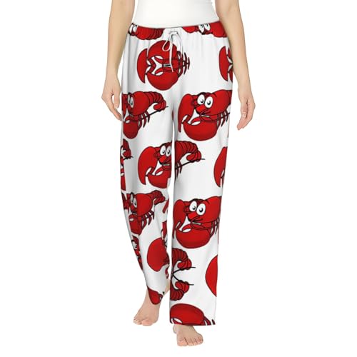 Pantalon de nuit homard rouge pour les soirées cocooning d'hiver