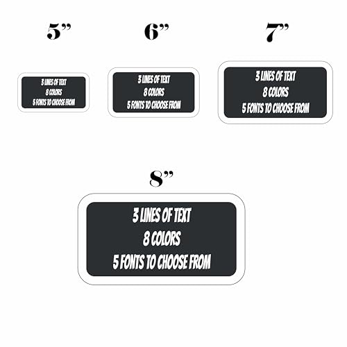 Imán personalizado para refrigerador o auto rectangular miniatura 2