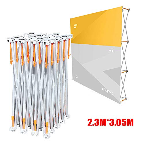 image for CNCEST Display Booth Frame,7.5x10FT Pop Up Stand Trade Show Display Bo