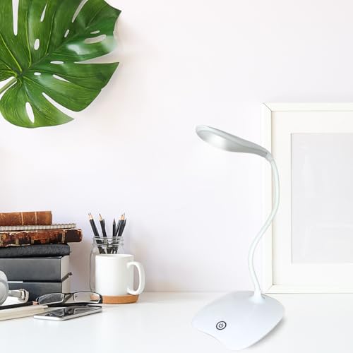 Luminária de Mesa Articulável com 3 Níveis de Iluminação. Moderna Inovadora e Decorativa, Ideal para