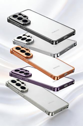 JIAONASHIJIA for Samsung Galaxy Galaxy S26 Ultra Frameless Case Silver - image 9