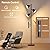 2024 New LED Tree Floor Lamp, 36W Dimmable 2500 LM Modern Standing Lamp with Remote & Touch Control, 4 Color Temperatures, 3 Rotatable LED Light Floor Lamps for Living Room Bedroom Office-Matte Black