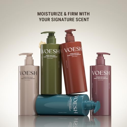 VOESH Firming Body Balm, Body Moisturizer with Caffeine, Black Tea & Rosé - 1