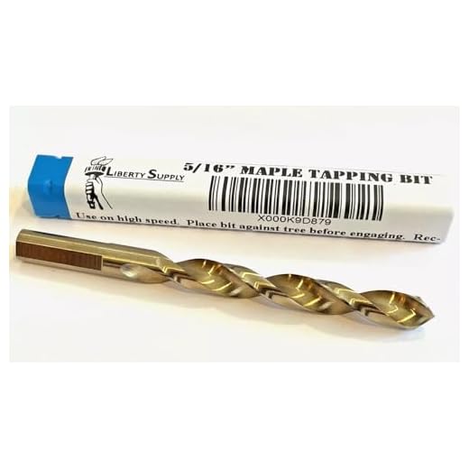 Liberty Supply Professional Maple Tree Tapping Drill Bit for 5/16" Tap Hole