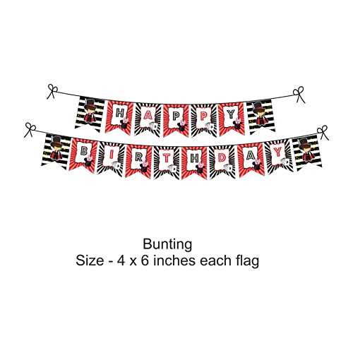 Image of PRETTY UR PARTY Magic Party decorations Kit - 80 pcs includes Bunting, balloons, thank you, centerpiece, danglers, Magic Party Supplies, Magic Birthday Party Decor, Banner for Girls Boys Kids