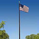 Super Tough Commercial Grade Sectional 20ft. Flagpole - Bronze Anodized - US Made