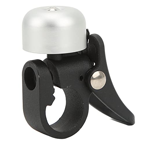 VGEBY Cloche de Trottinette électrique, Alliage D'aluminium E Trottinette Son Plus Fort Anneau de Cloche de Guidon de Vélo Klaxon de Cloche avec Crochet Pliant Compatible avec M365 Cover
