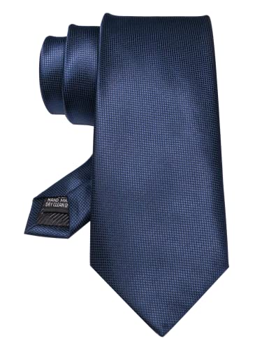 Image of JEMYGINS Solid Color Tie Mens Necktie for Business and Wedding