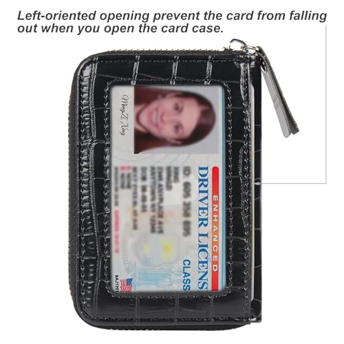 Image of Credit Card Wallet, RFID Card Case Wallet, Zipper Card Cases Holder for Men Women, RFID Blocking, KeyChain Wallet, Compact Size Card Organizer Case for Women