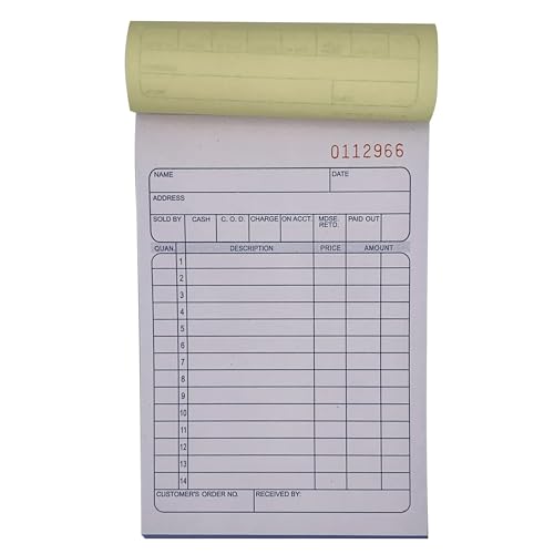 Carnet de commandes pour écrire vos reçus sans papier carbone - 3