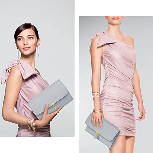 Matein Jewelry Travel Organizer For Women, Tangle Free Portable Leather Jewelry Storage Roll Bag Envelope Clutch, Waterproof Lightweight Jewelry Case Holder For Necklaces, Rings, Earrings, Bracelets #TOP6