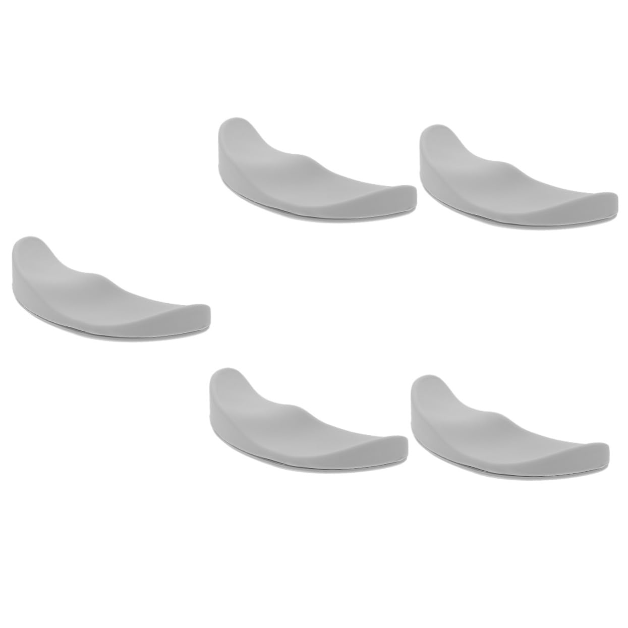 Angoily 5st Anti- -handpads Mauspad Computermaus Handgelenkstütze Handgelenkauflage Liefern Handballenauflage Für Computertastatur Zubehör Computerzubehör Kieselgel Silver