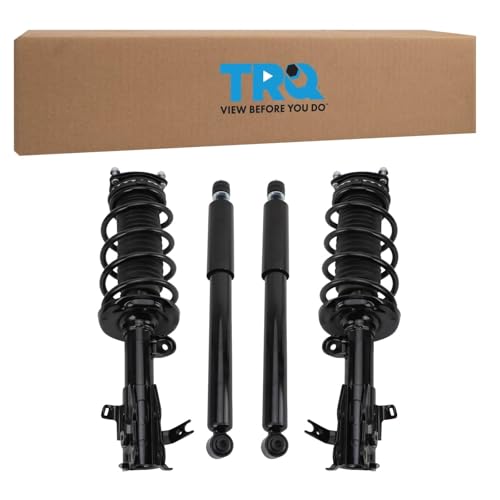 Image of TRQ Front and Rear Complete Strut Assembly & Shock Absorber Kit Compatible with 2012-2015 Honda Civic