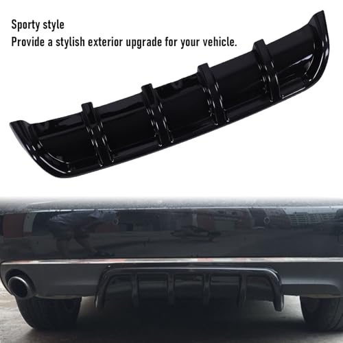 Lèvre de diffuseur de pare-chocs arrière fin pour tuning de voiture et SUV - 3