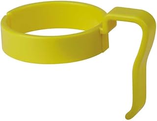 1 x Behrend - Mango para vaso, plástico, color amarillo