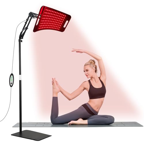 Red-Light-Therapy-LampInfrared-Light-Therapy-with-660nm-Visible-Red-Light-850nm-Invisible-Infrared-Light-with-Floor-Stand-104-LEDsInfrared-Light-Therapy-for-Body-Device-Effective-for-Skin-Repair