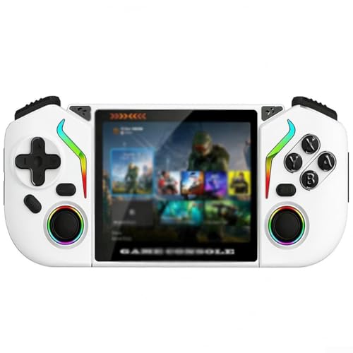 Consola retro, X95pro Consola de juegos de mano retro 20000+ juegos Pantalla IPS de 3.5 pulgadas portátil (blanco)