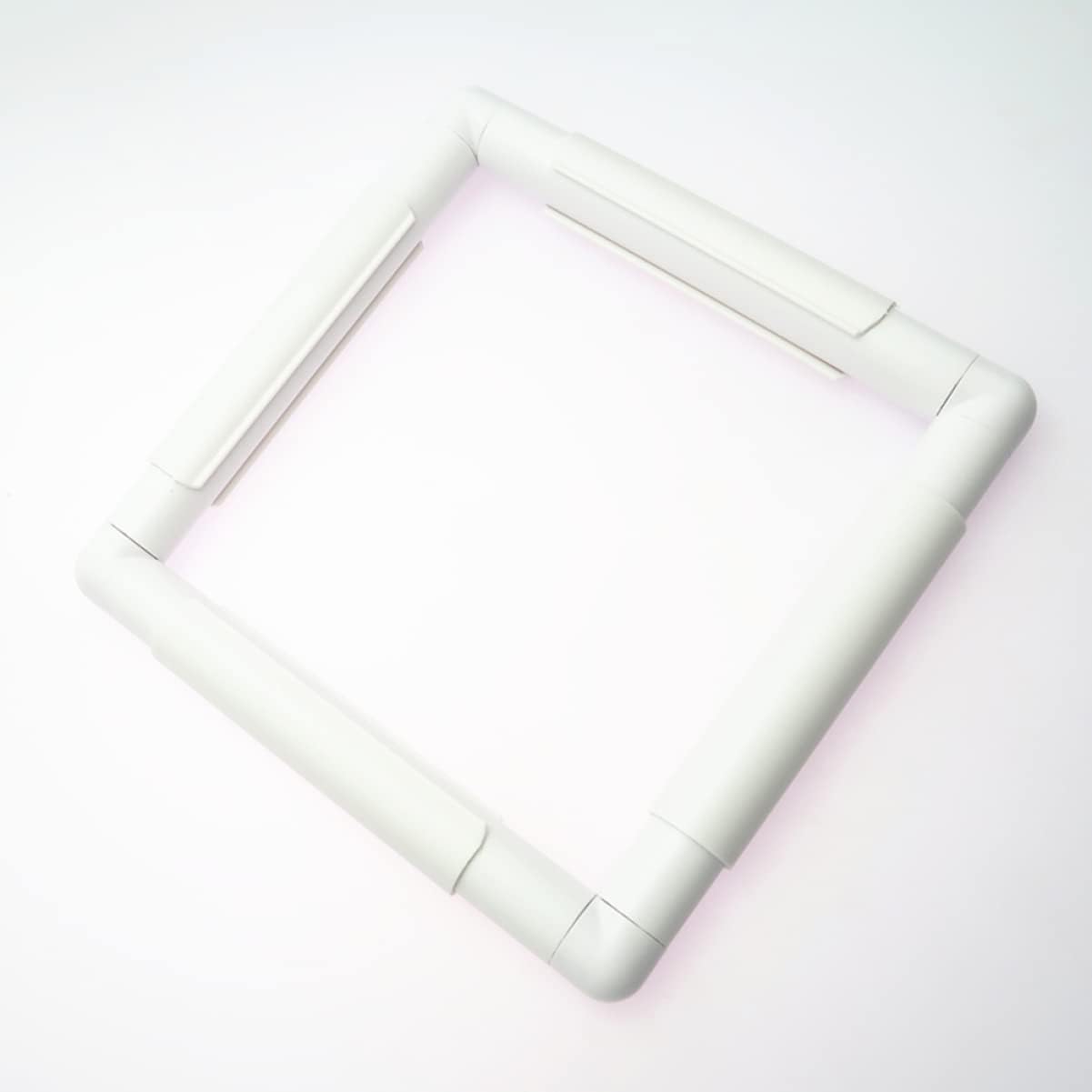 AKOOSY Embroidery Frame for Cross Stitching and Quilting 20.3x20.3cm Adjustable Clamp Design for DIY Sewing Projects