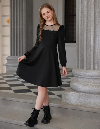 GRACE KARIN Girls Party Formal Dresses 6-14Y Kids Holiday Wedding Graduation Birthday Christmas Dress2