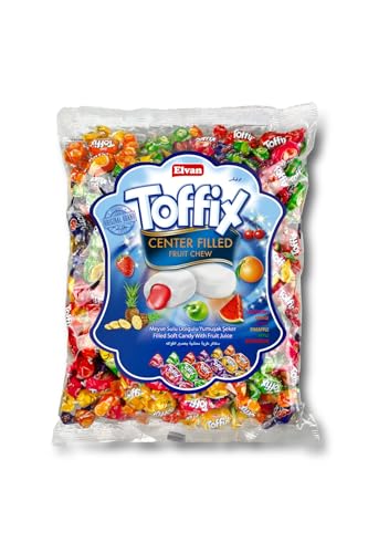 Toffix 800g Kaubonbons, Fruchtgummi, mit Füllung, versch. Geschmack