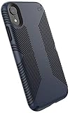 Speck Products Compatible Phone Case for Apple iPhone XR, Presidio Grip Case, Eclipse Blue/Carbon Black