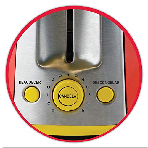 Torradeira Mallory Mickey Mouse Mallory 220v Vermelho/Amarelo