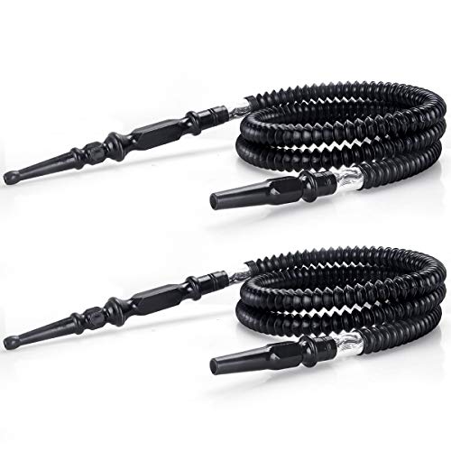 Maxee 2 Stück Shisha Schlauch mit Mundstück & Endstück, Shisha Zubehör, Neuester Skalierbarer Shisha-Schlauch aus Acryl… – Bild 3