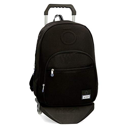 Enso Basic Mochila Con Carro Para Portátil 15,6&Quot; Negro 32X46X15 Cms Poliéster 22.1L