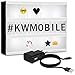 Produktbild kwmobile LED Lichtbox A4 Lightbox - 378 Buchstaben Zahlen schwarz bunt Emoji - USB Netzteil - Deko Leuchte Light Box - Kino Leuchtkasten Vintage Lampe