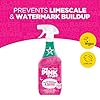 The Pink Stuff Miracle Daily Shower & Shine Spray – 30oz Bathroom Cleaner for Glass, Tile, Mirrors & Chrome – Prevents Soap Scum & Watermarks – No Rinse Spray & Leave Formula
