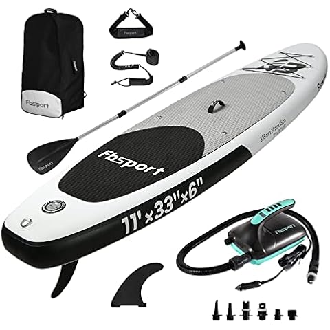 FBSPORT 28.9x84.4x15.2 cm Paddelbretter mit elektrischer Pumpe Cover