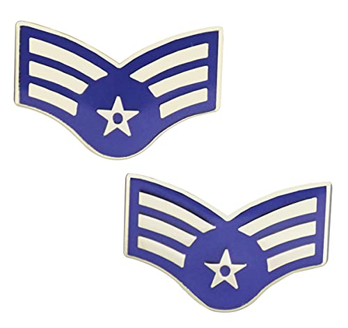 Air Force Senior Airman Collar Device Pair