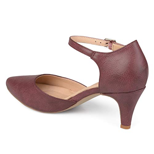 Journee Collection Womens Bettie Faux Leather Mary Janes Purple 10 Medium (B,M)2