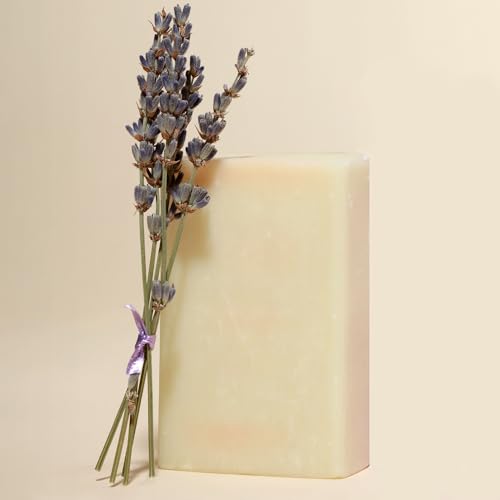 Image of Dr. Natural Castile Bar Soap - Multipurpose Soap Bar with Anti-Acne Properties - For Face, Body and Hair - Sensitive Skin Body Wash - Lavender - 2 pcs