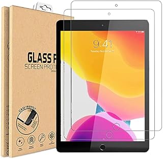 [2 Pack] Screen Protector iPad 9.7 Inch, iPad Air 2013, Air 1, iPad Air 2 2014, iPad Pro 2016 iPad 2017/2018 Tempered Glass Film 9H HD, [Premium] Shatterproof Protectors [ Easy Installation]