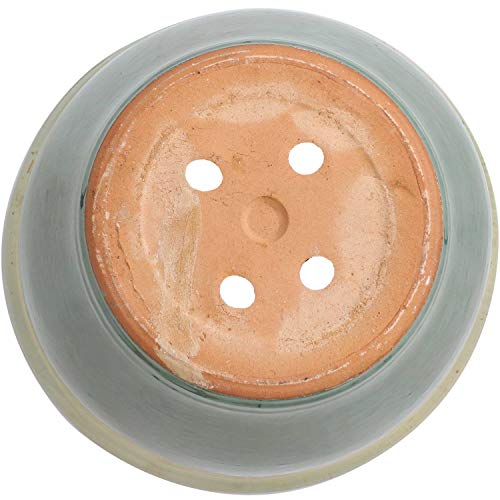 Sunnydaze Studio Ceramic Indoor/Outdoor Planter - Uv- And Frost-Resistant - Seafoam Glazed Finish - 18-Inch #TOP5